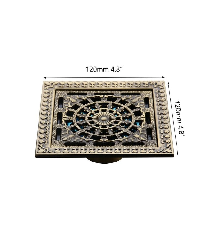 Rene Houtman Nostalgische Doucheput | Bronskleurige Afwerking