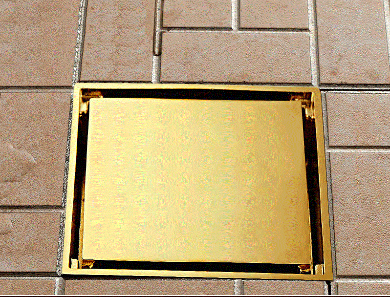 Rene Houtman Stijlvolle Doucheput | Gouden Afwerking 15x15