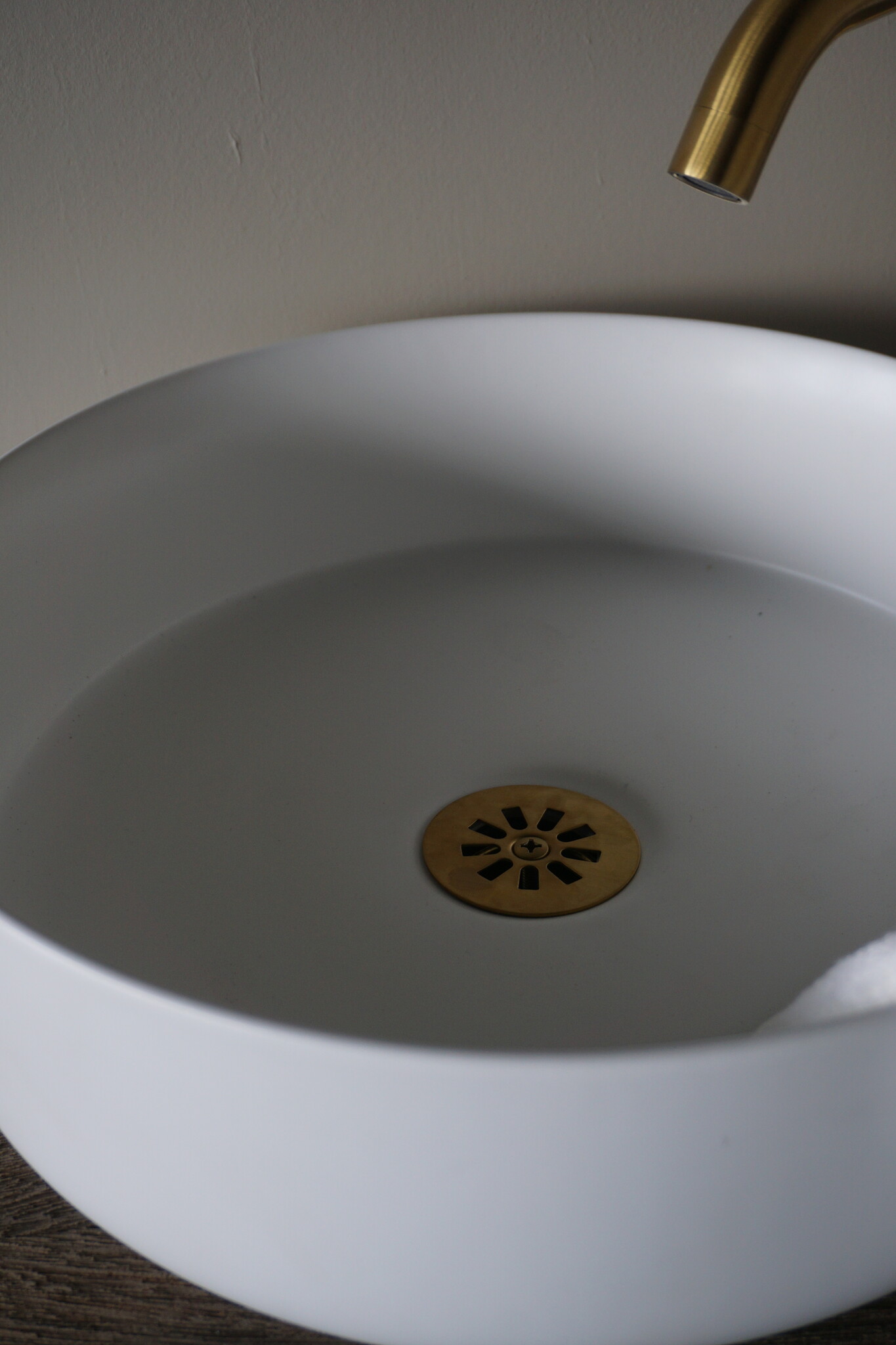 Differnz Waskom Rond Keramiek 36x12 cm Wit