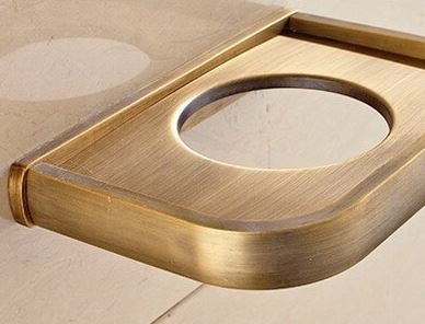 Rene Houtman Wc Borstel + Houder | Brons
