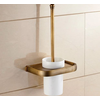 Wc Borstel + Houder | Brons