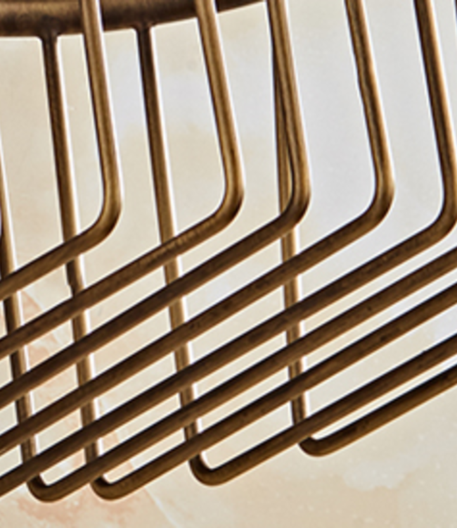 Rene Houtman Wc Borstel + Houder | Inclusief Rolhouder | Brons