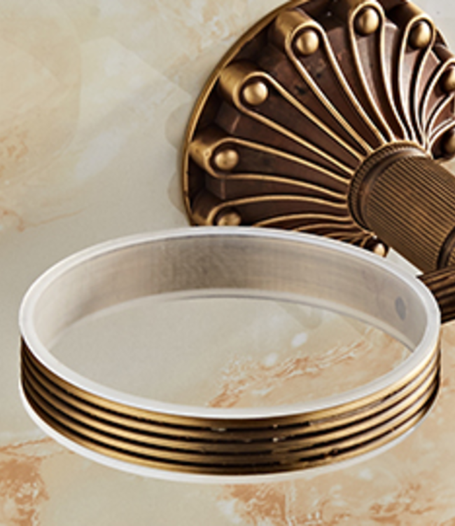 Rene Houtman Wc Borstel + Houder | Inclusief Rolhouder | Brons