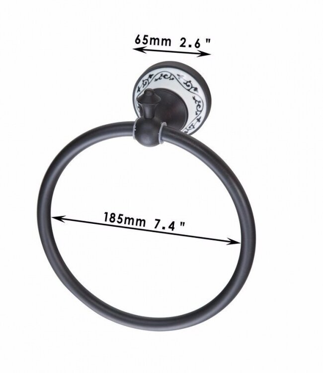 Rene Houtman Badkamer Accessoires | Set van 5 | Olie Brons