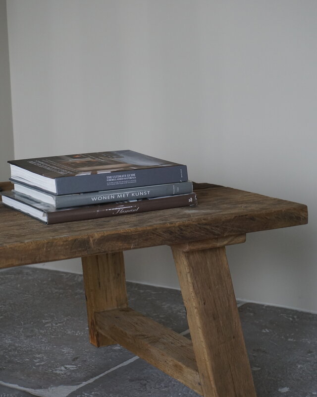 Rene Houtman Salontafel Rough | A-poot | Naturel | Kies Maat