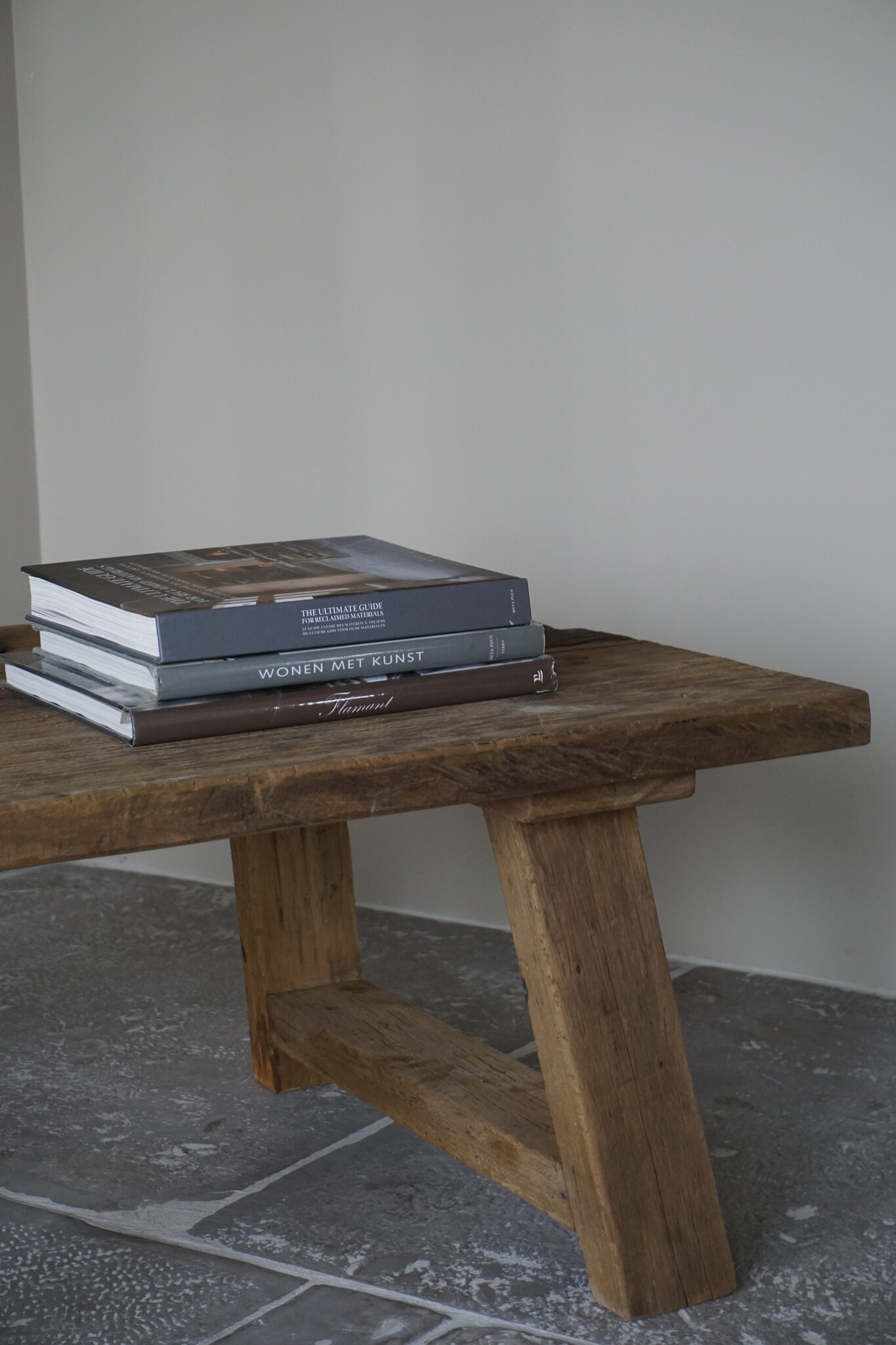 Rene Houtman Salontafel Rough | A-poot | Naturel | Kies Maat