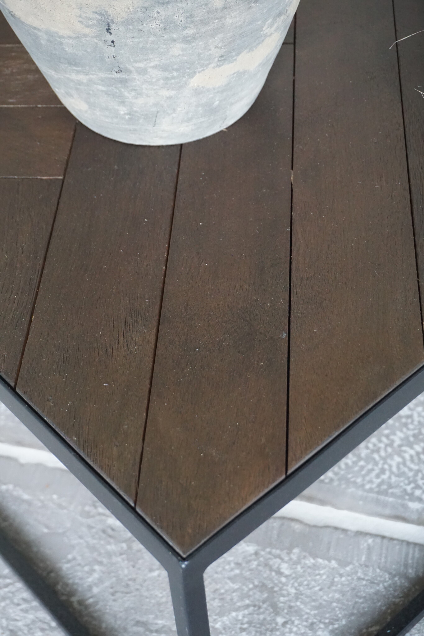 Light&Living Koffietafel Salontafel Chisa | Bruin/Zwart | H40 x B120 x D65 cm