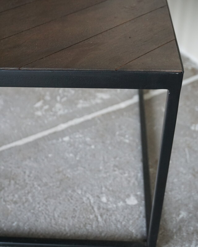 Light&Living Koffietafel Salontafel Chisa | Bruin/Zwart | H40 x B120 x D65 cm