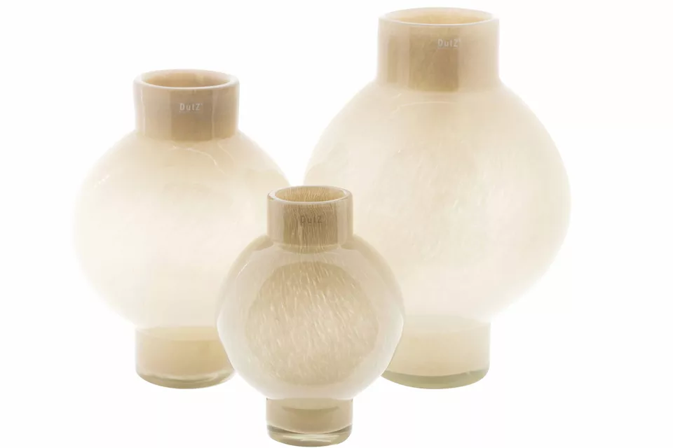DutZ Vaas Rondo | Beige | H30xD26 cm