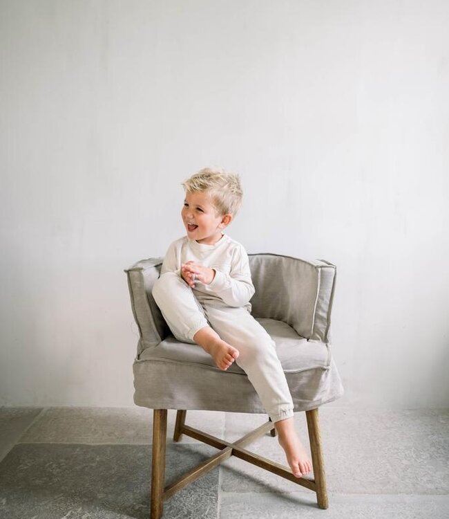 LEEFF Woody (Woodie) Stoelhoes | Zand | Linnen