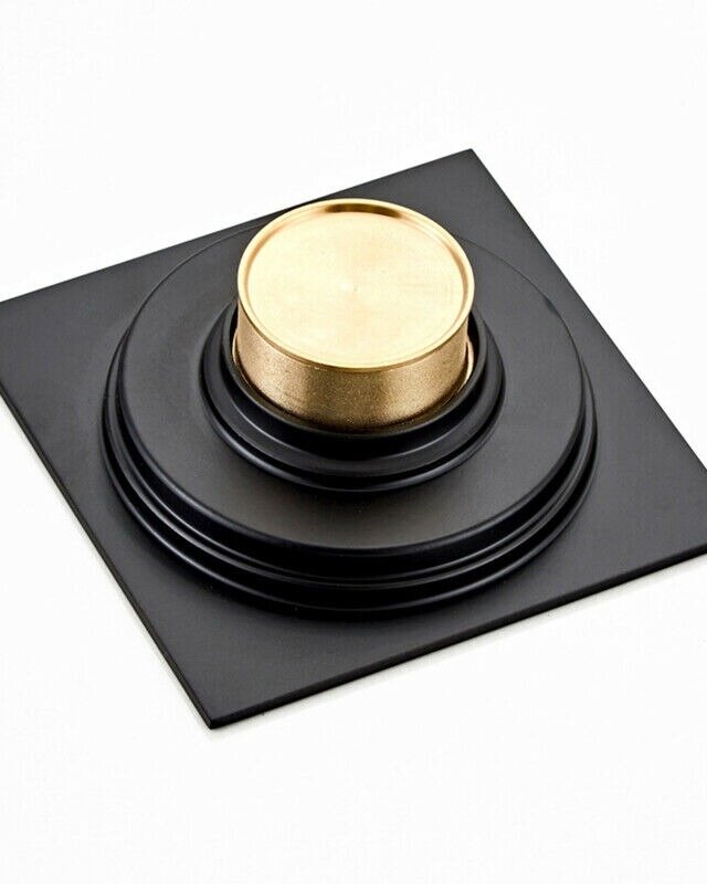 Rene Houtman Doucheput | Mat Zwart | 10x10 cm