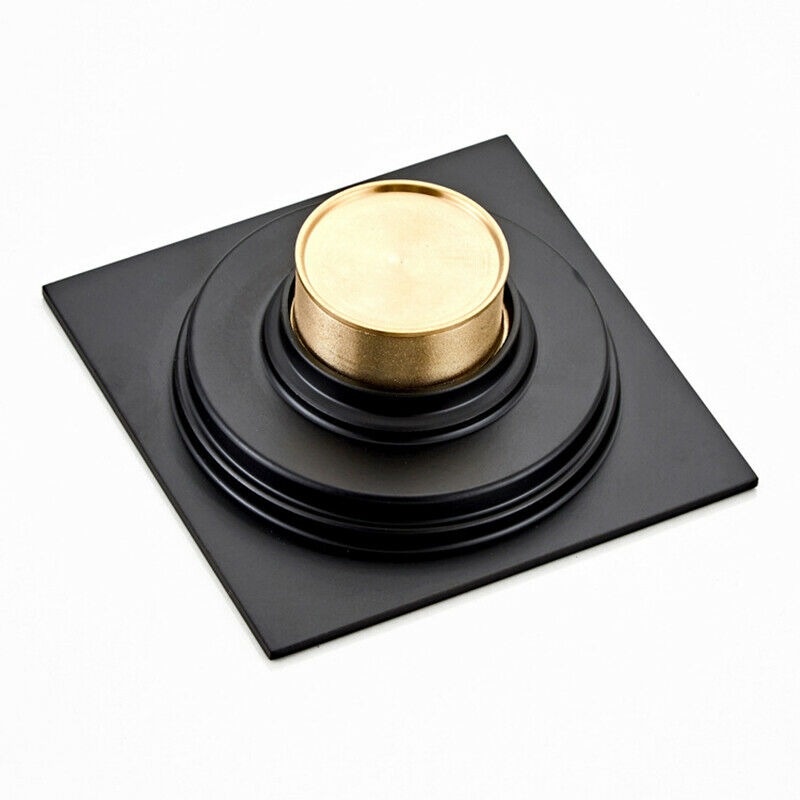 Rene Houtman Doucheput | Mat Zwart | 10x10 cm