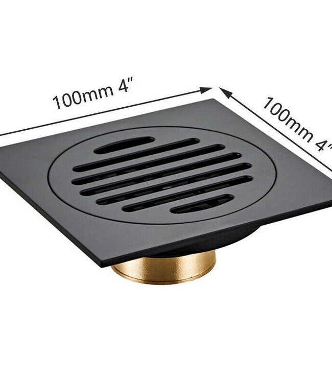 Rene Houtman Doucheput | Mat Zwart | 10x10 cm