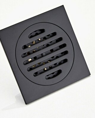 Rene Houtman Doucheput | Mat Zwart | 10x10 cm