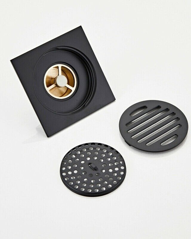 Rene Houtman Doucheput | Mat Zwart | 10x10 cm