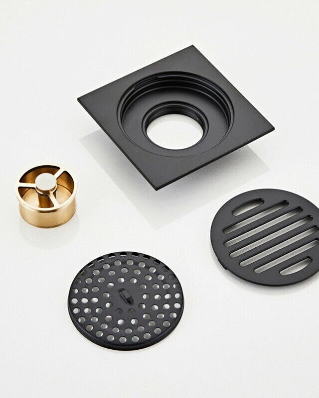 Rene Houtman Doucheput | Mat Zwart | 10x10 cm