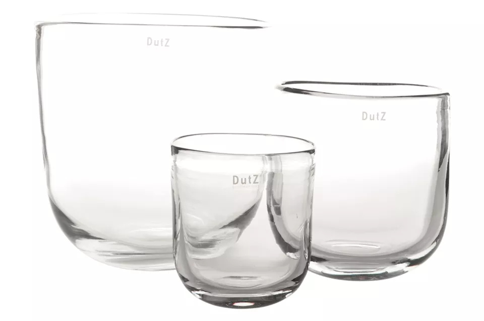 DutZ Pot | Ovaal helder | H16 x B11 x D15 cm