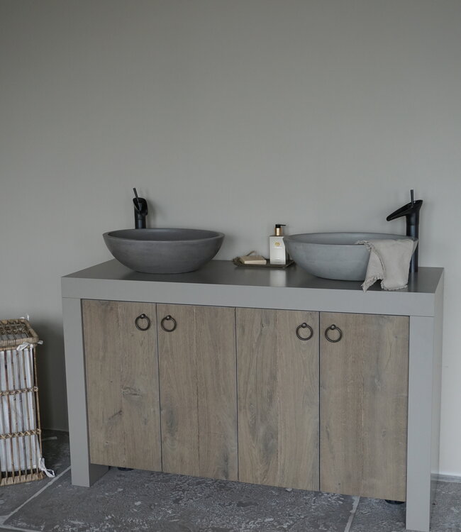 Rene Houtman Landelijk Badkamermeubel Stockholm L130-180 cm - Keuzemenu