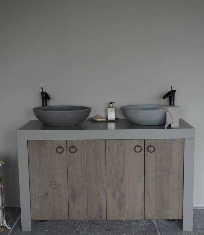 Rene Houtman Landelijk Badkamermeubel Stockholm L130-180 cm - Keuzemenu