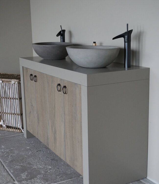 Rene Houtman Landelijk Badkamermeubel Stockholm L130-180 cm - Keuzemenu