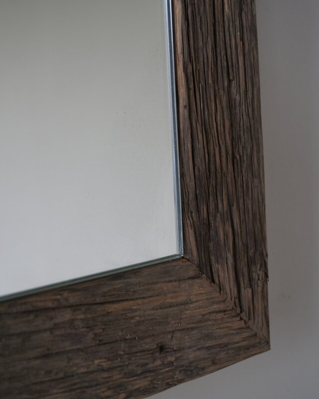 Rene Houtman Spiegel Eikenhout | Met Licht | H74 x B94 cm