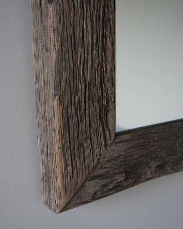 Rene Houtman Spiegel Eikenhout | Met Licht | H74 x B94 cm