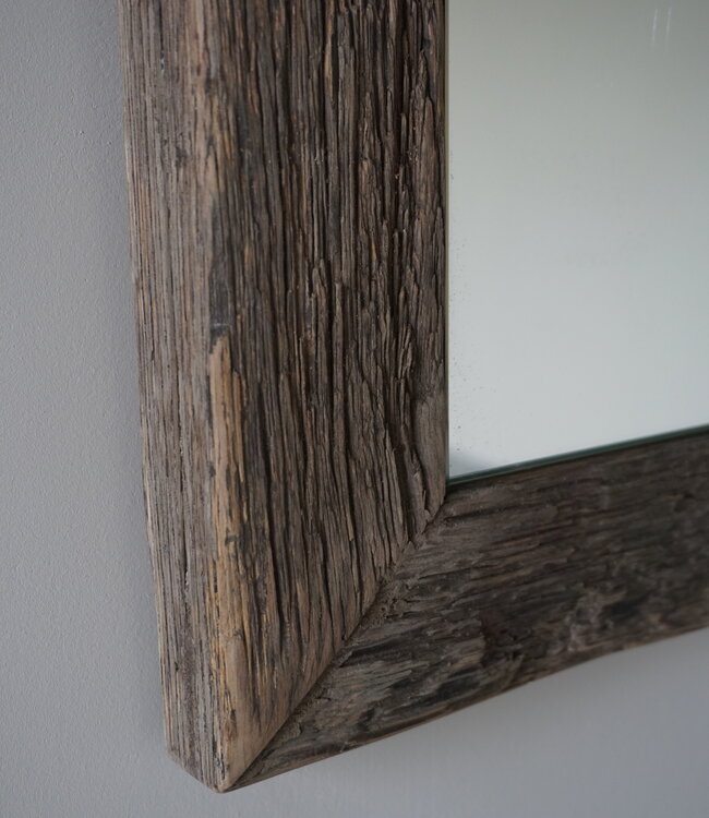 Rene Houtman Spiegel Eikenhout | Met Licht | H74 x B94 cm