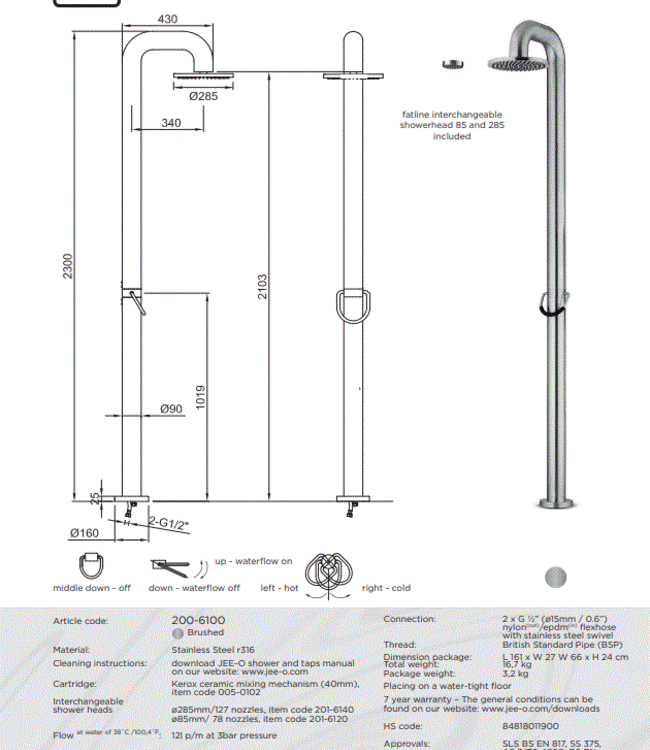 JEE-O Fatline douche 01