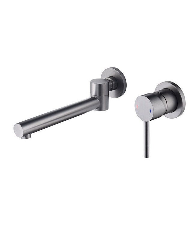 Rene Houtman Muurkraan | Zwenkbaar | Gun Metal