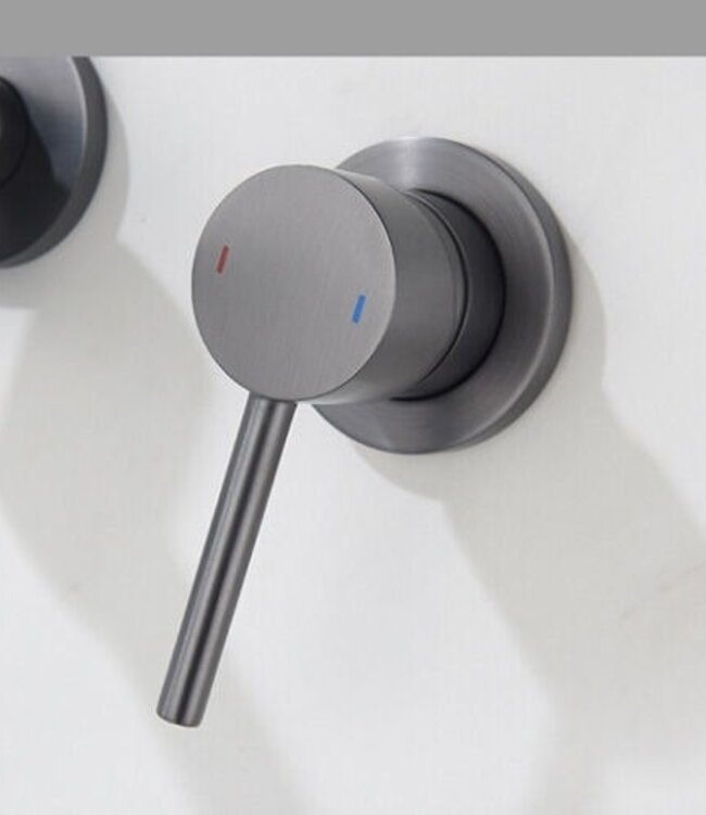 Rene Houtman Muurkraan | Zwenkbaar | Gun Metal