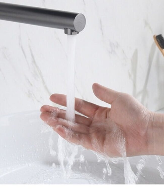 Rene Houtman Muurkraan | Zwenkbaar | Gun Metal