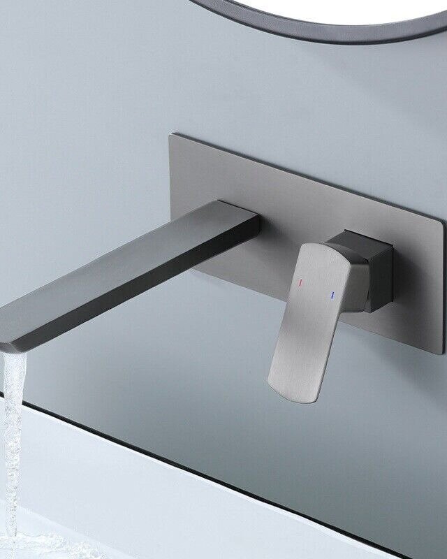 Rene Houtman Luxe Inbouwkraan | Gun Metal | Mengkraan