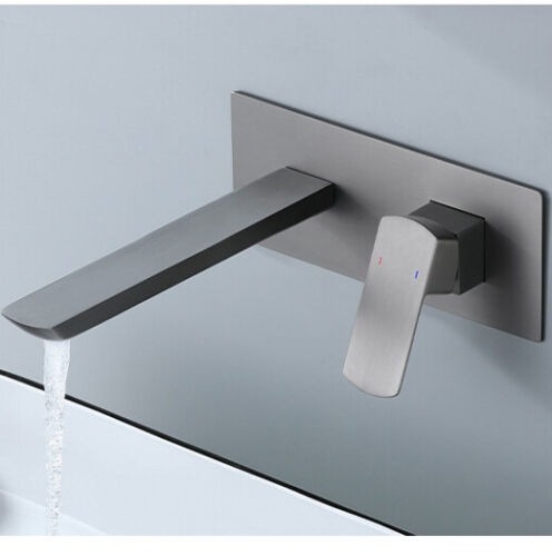 Rene Houtman Luxe Inbouwkraan | Gun Metal | Mengkraan