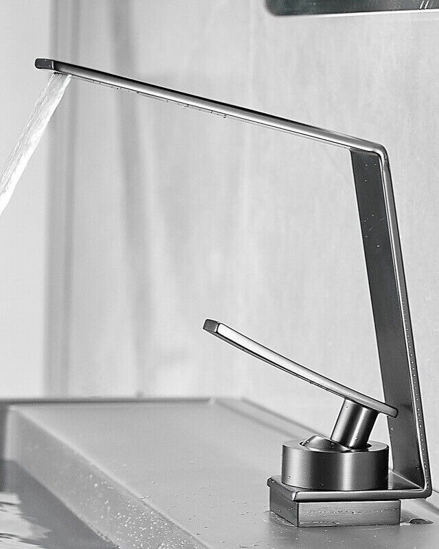 Rene Houtman Moderne Wastafelkraan | Gun Metal