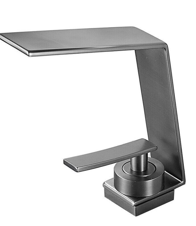 Rene Houtman Moderne Wastafelkraan | Gun Metal