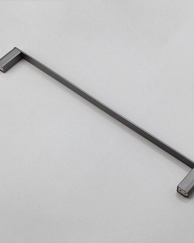 Rene Houtman Handdoek Beugel | Gun Metal | B60 cm