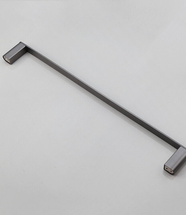 Rene Houtman Handdoek Beugel | Gun Metal | B60 cm