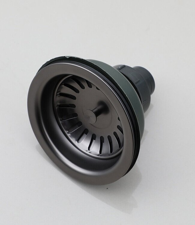 Rene Houtman Gootsteen Afvoer | Gun Metal | Ø 10,9 cm