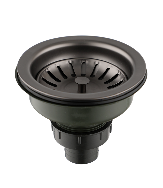 Rene Houtman Gootsteen Afvoer | Gun Metal | Ø 10,9 cm