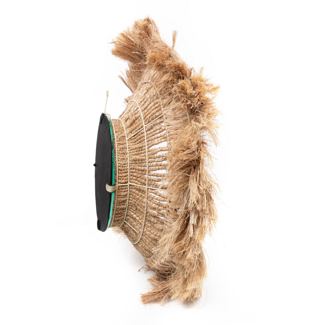 Bazar Bizar Spiegel | Abaca Solomon | Naturel | Ø 85 cm