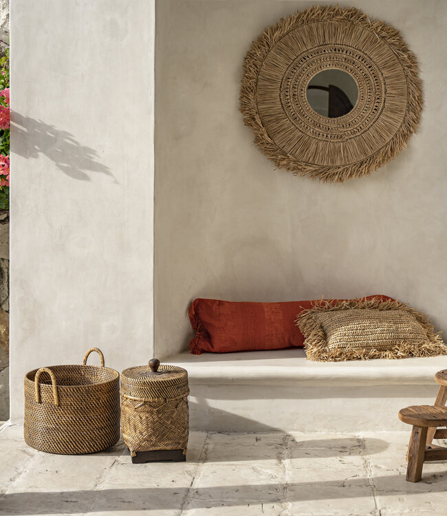 Bazar Bizar De Bathroom Bin Mand | Naturel Bruin | H36 x B27