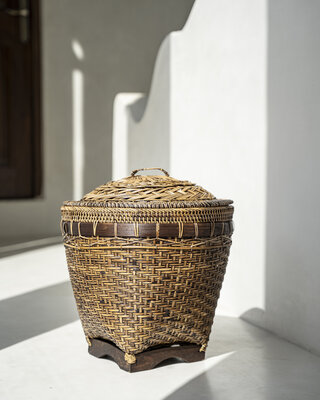 Bazar Bizar De Colonial Storage Mand | Naturel Bruin | 2 Maten