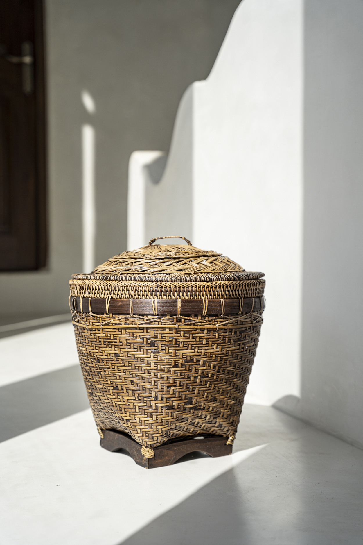 Bazar Bizar De Colonial Storage Mand | Naturel Bruin | 2 Maten
