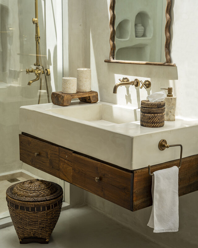 Bazar Bizar De Colonial Storage Mand | Naturel Bruin | 2 Maten