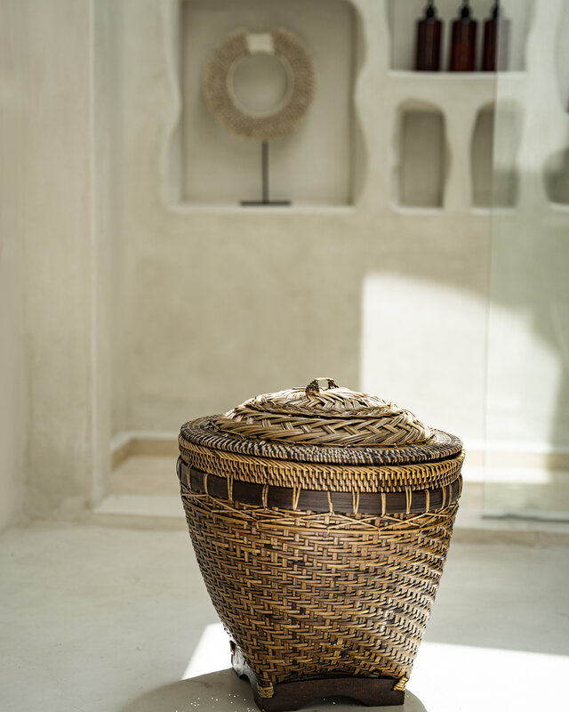 Bazar Bizar De Colonial Storage Mand | Naturel Bruin | 2 Maten