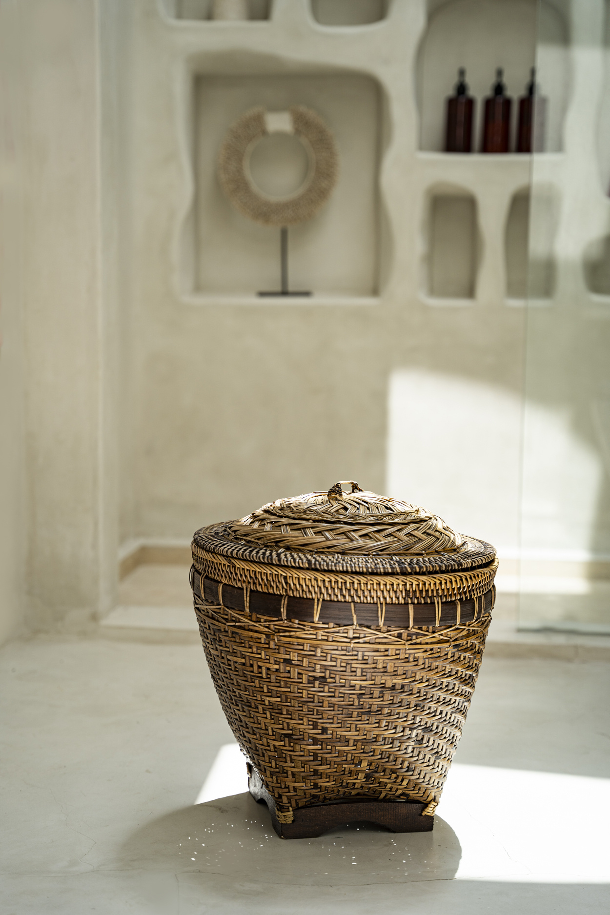 Bazar Bizar De Colonial Storage Mand | Naturel Bruin | 2 Maten