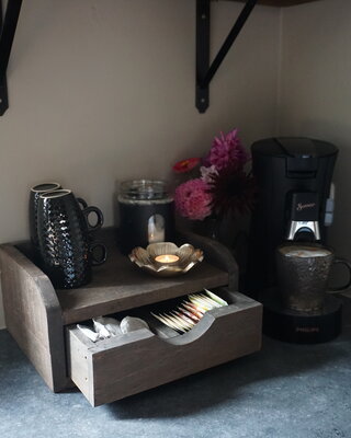 Rene Houtman Capsulehouder/Koffielade Oud Hout B31 x D24