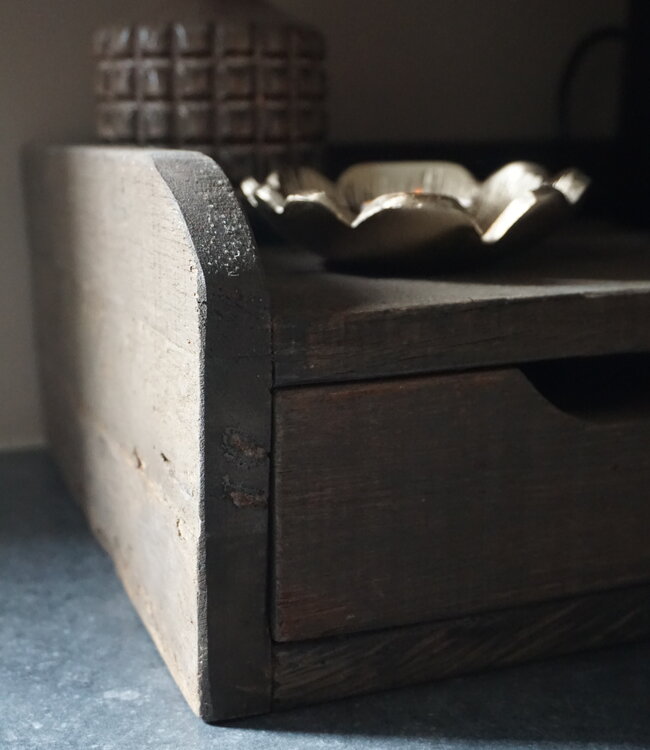 Rene Houtman Capsulehouder/Koffielade Oud Hout B45 x D30