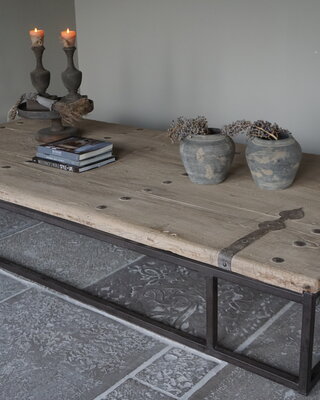Rene Houtman Salontafel India Oude Deur L270 x B133 x H42