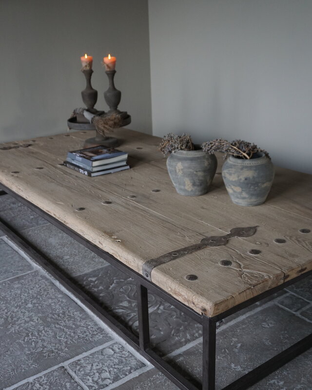 Rene Houtman Salontafel India Oude Deur L270 x B133 x H42
